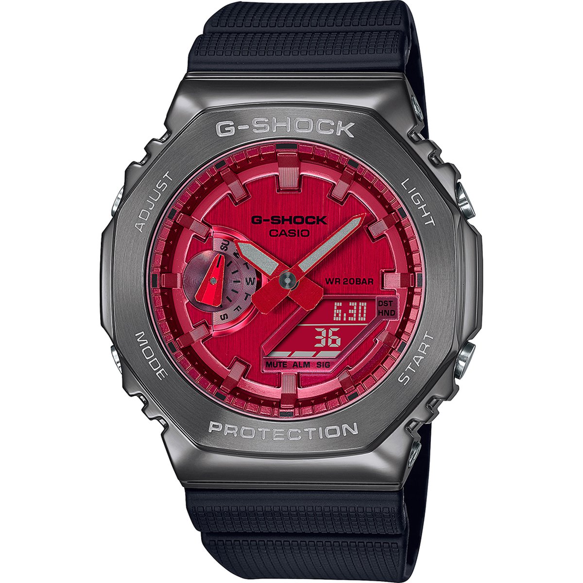 Casio G-Shock GM-2100B-4AER Horloge - Kunststof - Zwart - Ø 44 mm