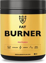 Rebuild Nutrition FatBurner - Verhoogt Vetverlies - Onderdrukt Hongergevoel - Geeft Energie - Poeder 300 gr - Fruit Punch smaak