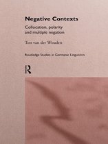 Routledge Studies in Germanic Linguistics - Negative Contexts