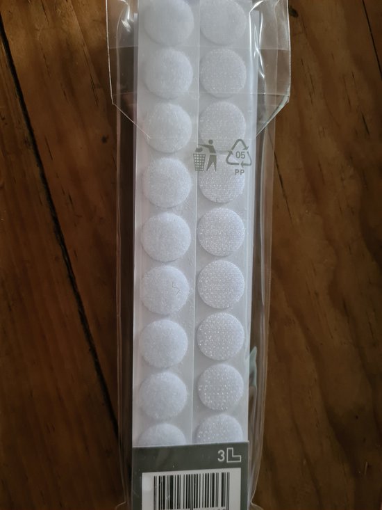 Skythrive 1080 zelfklevende klittenbandrondjes – 10 mm wit klittenbandsluiting rond, zelfklevend klittenband voor schoolmateriaal, kerstkaarten en mappen met klittenband (wit