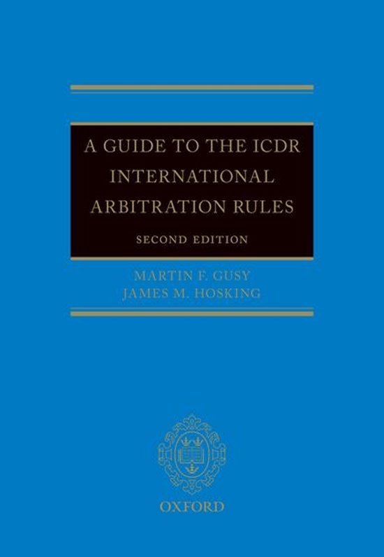 A Guide to the ICDR International Arbitration Rules - cover