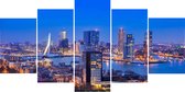 Rotterdam 8 - meerluik 100x50cm - 5 luiken