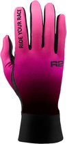 R2 - Ligero Fietshandschoenen - Zwart/Roze - Maat S / 6