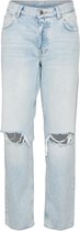 Vero Moda VMSKY MR LOOSE STR DES JEANS BA3223 CAMP  Dames Light Blue Denim - maat W28 X L34