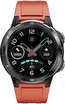 Lintelek Smartwatch - Smartwatch Dames - Smartwatch Heren - Geschikt voor IOS en Android - ID216 - Oranje