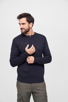 Heren - Mannen - Dikke kwaliteit - Modern - Nieuw - Armee Pullover navy