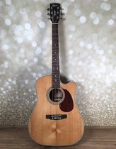 Cort MR600F Natural Semi Akoestische Western Gitaar