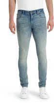 Purewhite - Jone 612 - Heren Skinny Fit   Jeans  - Blauw - Maat 34