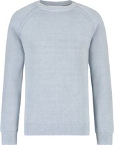 Purewhite -  Heren Regular Fit    Trui  - Blauw - Maat L