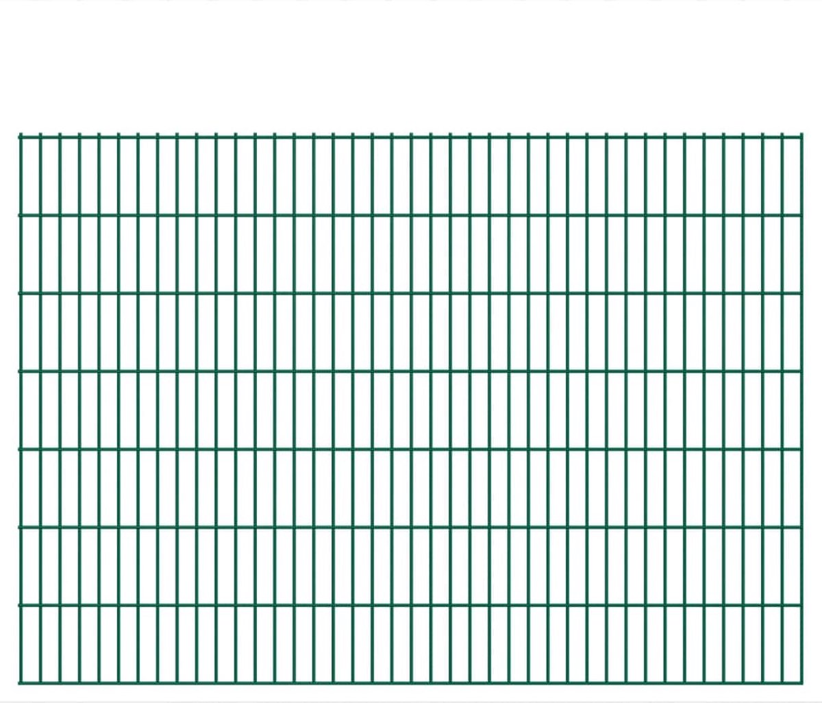 Decoways - Dubbelstaafmat 2,008x1,43 m groen