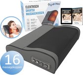 Good4You Elektrisch Shiatsu Massagekussen - Massageapparaat - Nek/Schouders/Rug/Benen/Buik/Voeten - Grijs en Zwart
