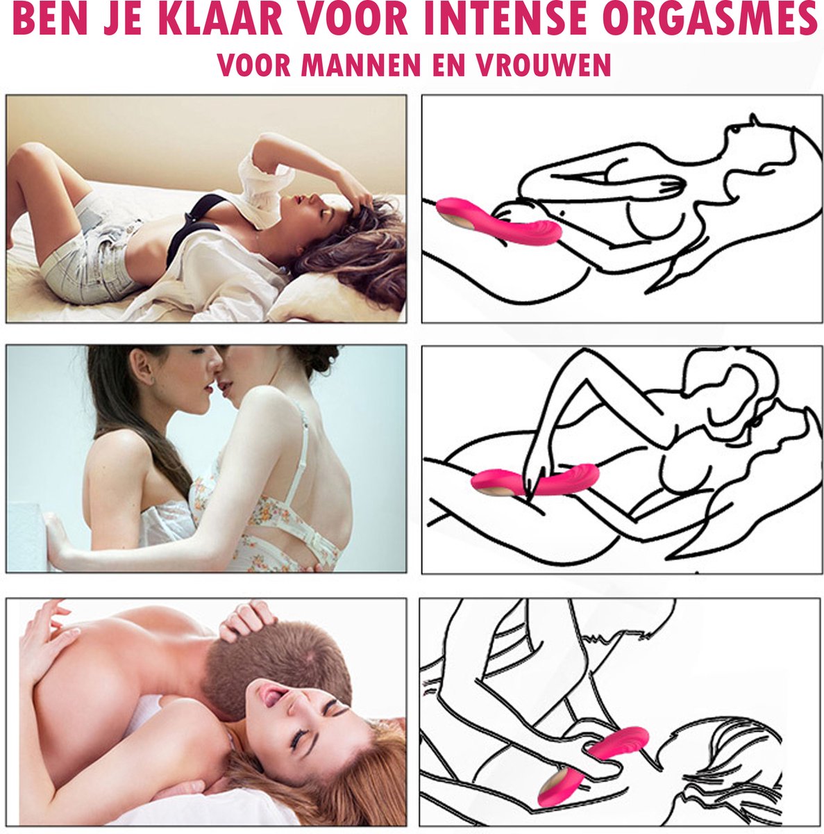 GAVURY PINK SENSE VIBRATOR – Mannen en Vrouwen – Wand vibrator