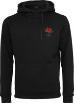 Heren - Mannen - Hoodie - Hoody - Streetwear - Urban - Rose Hoody zwart