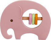 Femur® - Bijtring - Bijtspeeltje - Olifant - Bijtspeelgoed - Babyspeelgoed - Baby Rammelaar - Zwangerschap - Kraamcadeau - Cadeau voor de Baby - Roze
