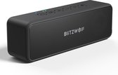 BlitzWolf® BW-WA4 30W soundbar - draadloze luidspreker - Draagbare Bluetooth-luidspreker - Dubbele stuurprogramma's Bas - TWS Stereo - IPX6 Waterdichte - TF-kaart  - AUX Buitenluidspreker - Zwart