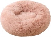 Fluffy Trendy Kattenbed - 60cm - roze - Maat M