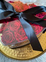 Echte rozen in hartvormige giftbox | 18 stuks | Roses by Valentin | Luxury Flowerbox | Longlife rozen | Cadeau voor haar | Valentijnsdag | Moederdag | Bruiloft | LOVE Box