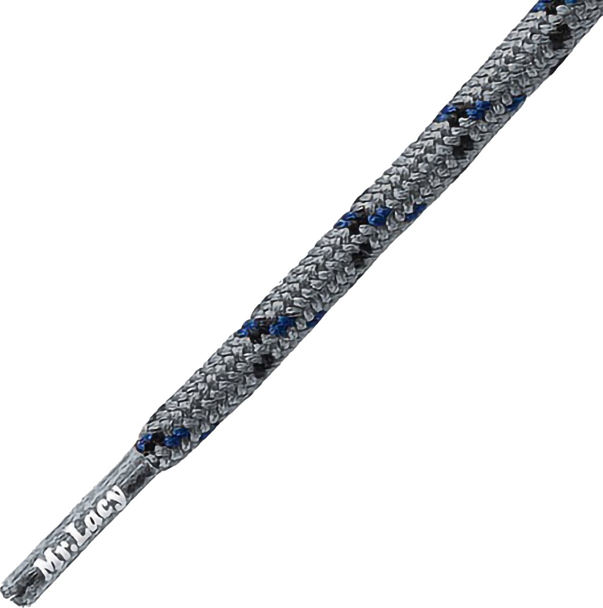 Mr.Lacy schoenveters-Rond-Hikies licht/grey-navy 120 cm lang 4 mm breed