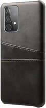 Backcover geschikt voor Samsung Galaxy S20 FE - Zwart - PU Leer - Pasjeshouder