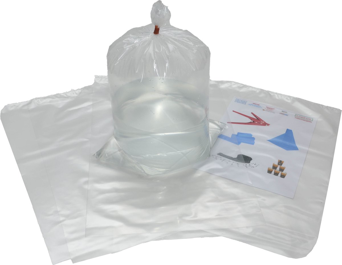 Plastic zakken 12cm x 23cm x 50my 015.0554