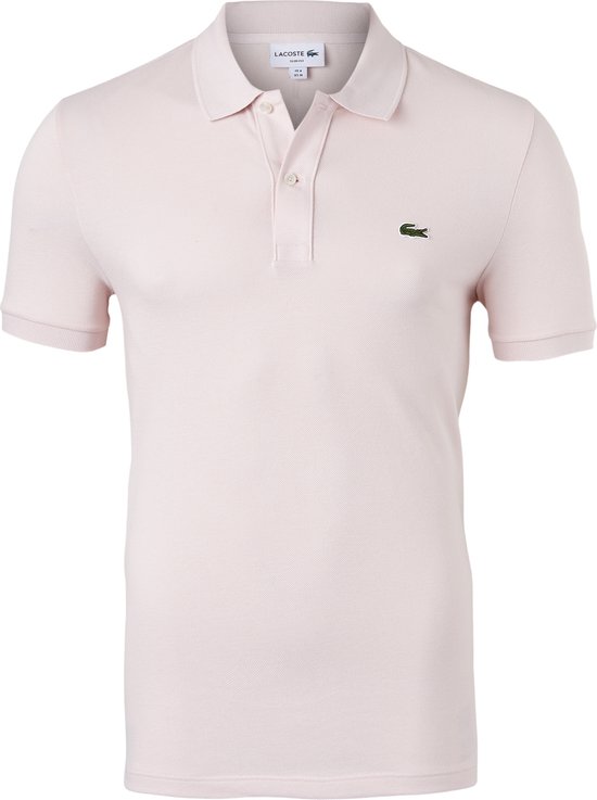 Lacoste Slim Fit polo - roze - Maat: S
