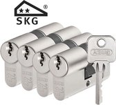 Abus E60 SKG2 - cilindersloten - 4 stuks gelijksluitend - 30/30