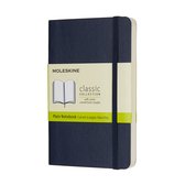 Moleskine Classic Notitieboek - Pocket - Softcover - Blanco - Saffier Blauw