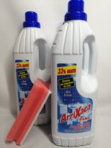 Sanitair Reiniger - Badkamer - 1500 ml - Frisse Geur - Voordeel Set 3 x 1500 ml + Gratis Sanitairspons