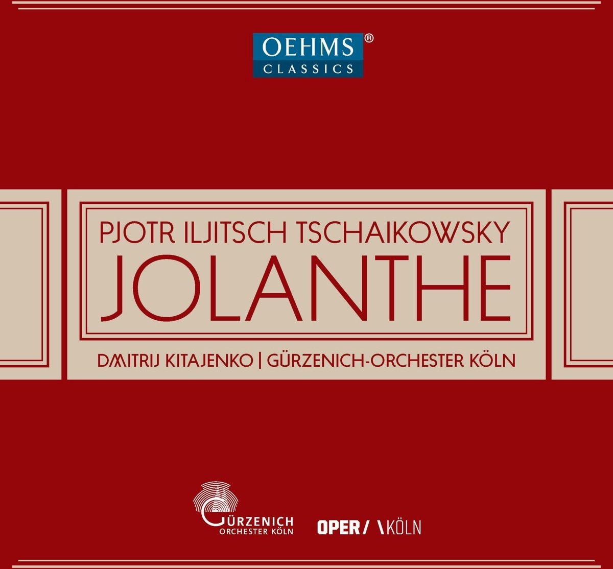 Gürzenich-Orchester Kölner Philharmoniker, Dimitrij Kitaenko - Tschaikowsky: Jolanthe (2 CD)
