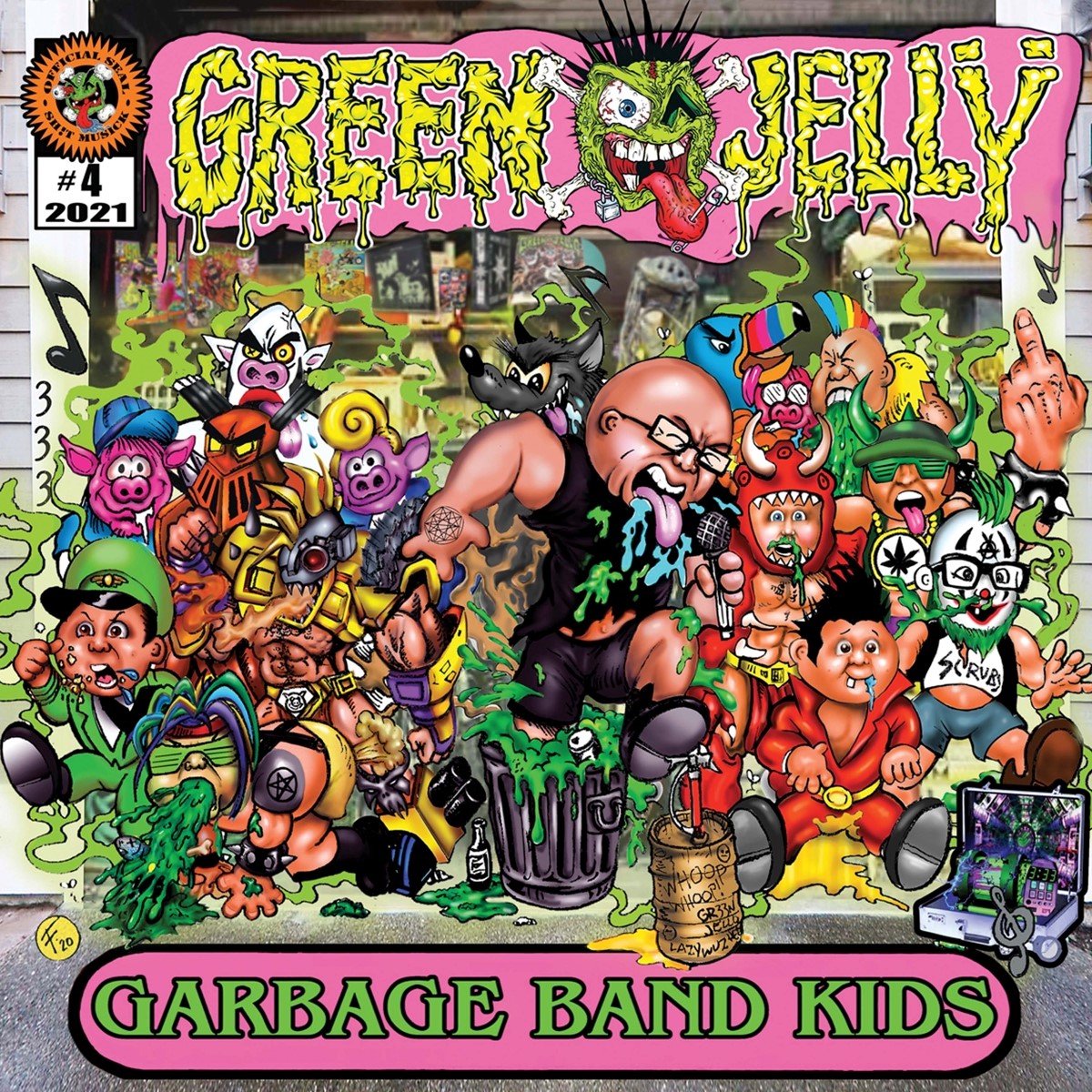 Green Jellÿ - Garbage Band Kids (LP) (Coloured Vinyl) (Limited Edition)