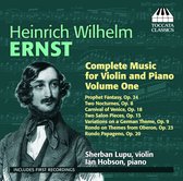 Sherban Lupu & Ian Hobson - Heinrich Wilhelm ernst: Complete Music For violin and Piano volume 1 (CD)