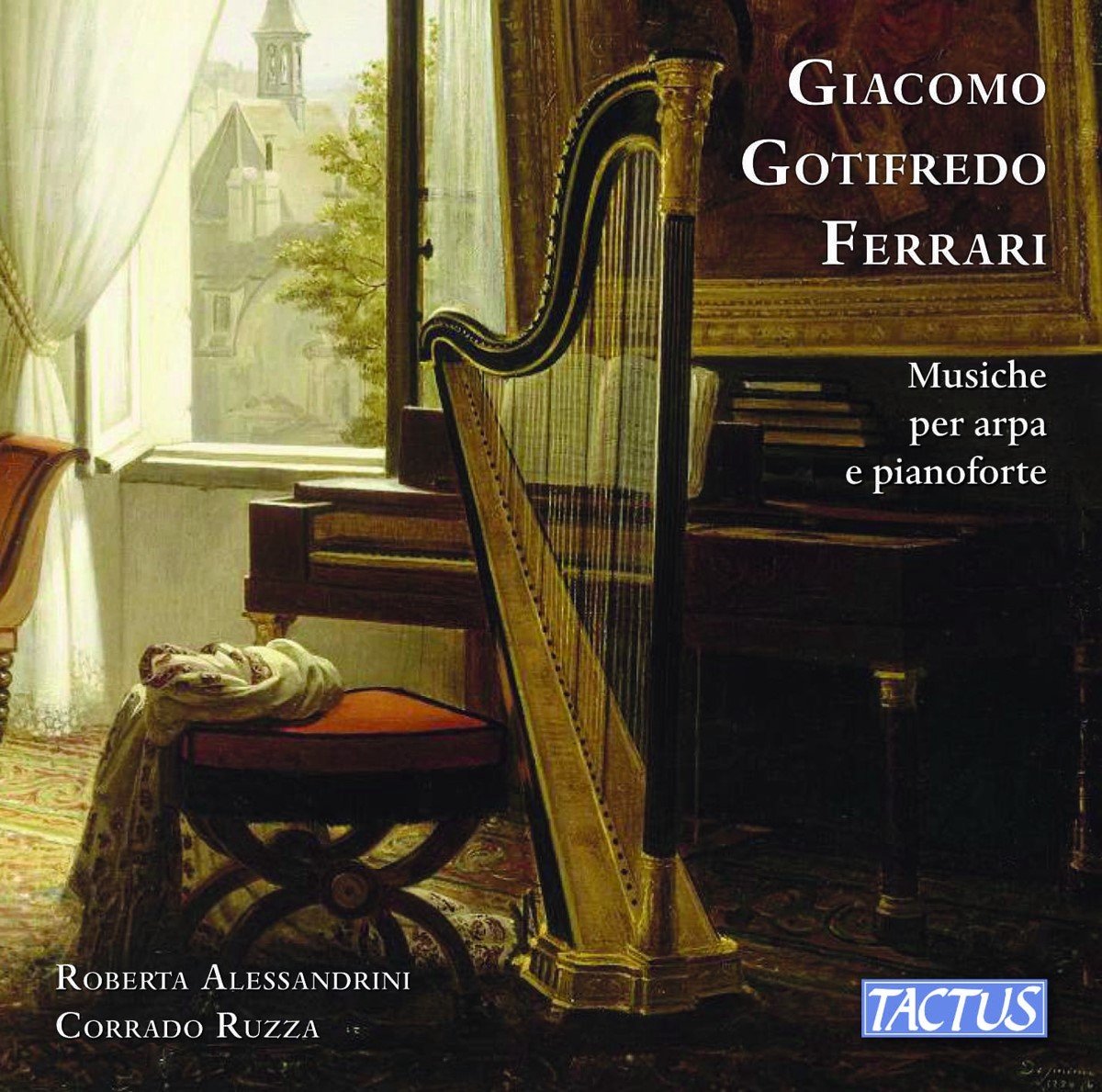Roberta Alessandrini & Corrado Ruzza - Ferrari: Musiche Per Arpa E Pianoforte (CD)