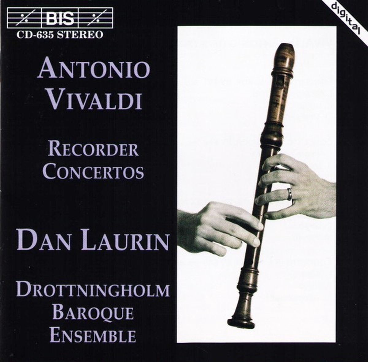 Drottningholm Baroque Ensemble, Dan Laurin - Vivaldi: Recorder Concertos (CD)