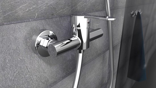 Mitigeur de douche Sanifun Schütte Atlanta Chrome...