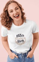 Busy Being A Dog Mama T-Shirt, Unique Gift For Her, Funny Dog Themed Tees, Cute T-Shirt For Dog Mothers, Gift T-Shirts For Dog Moms, D001-081W, M, Wit