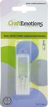 CraftEmotions - Easy circle cutter - reserve mesjes 3 st (860513/2010)