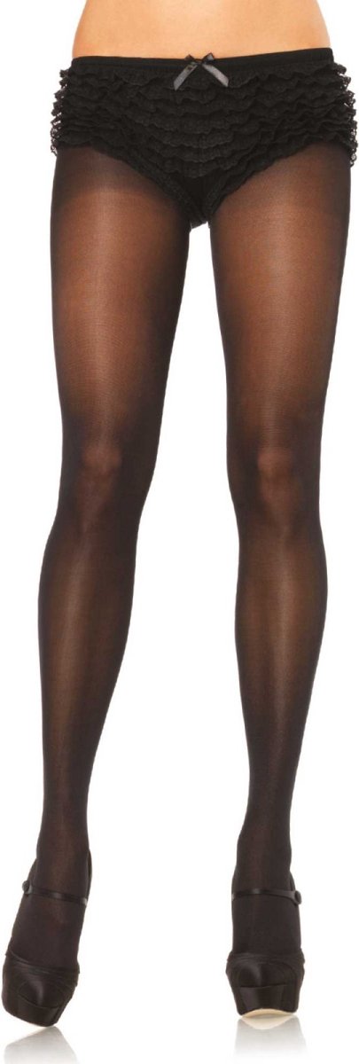 Leg Avenue Opaque Pantyhose ["Zwart"]