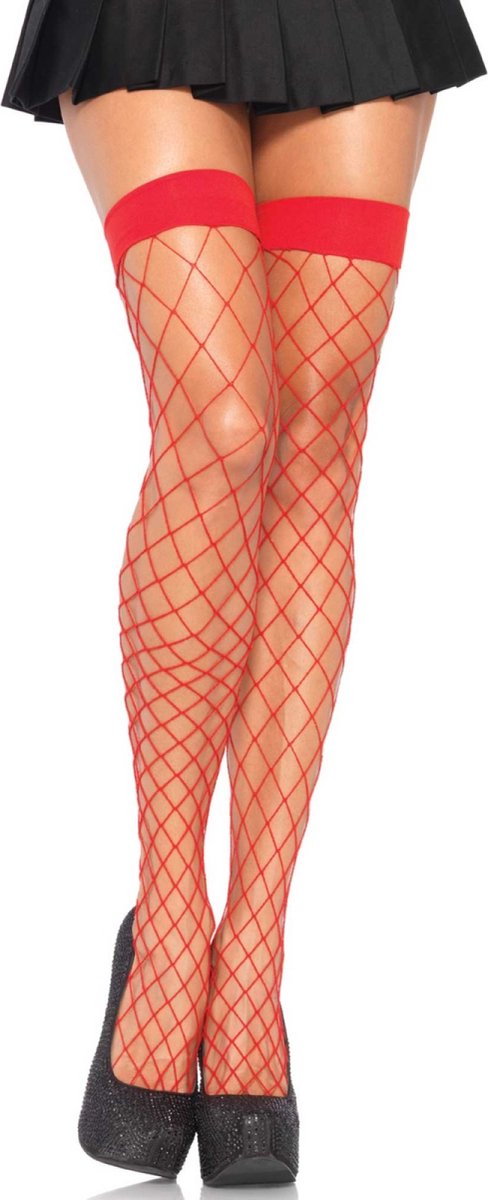 Fence Net Thigh Highs