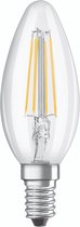 Osram Classic LED E14 Kaars Filament Helder 4W 470lm - 927 Zeer Warm Wit | Beste Kleurweergave - Dimbaar - Vervangt 40W