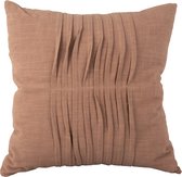 Lucy’s Living Luxe sierkussen MIA Bruin – D45 cm - polyester - wonen - interieur – woonaccessoires - kussens