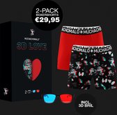 Muchachomalo Boxershort Rood - maat L - 2 stuk(s)