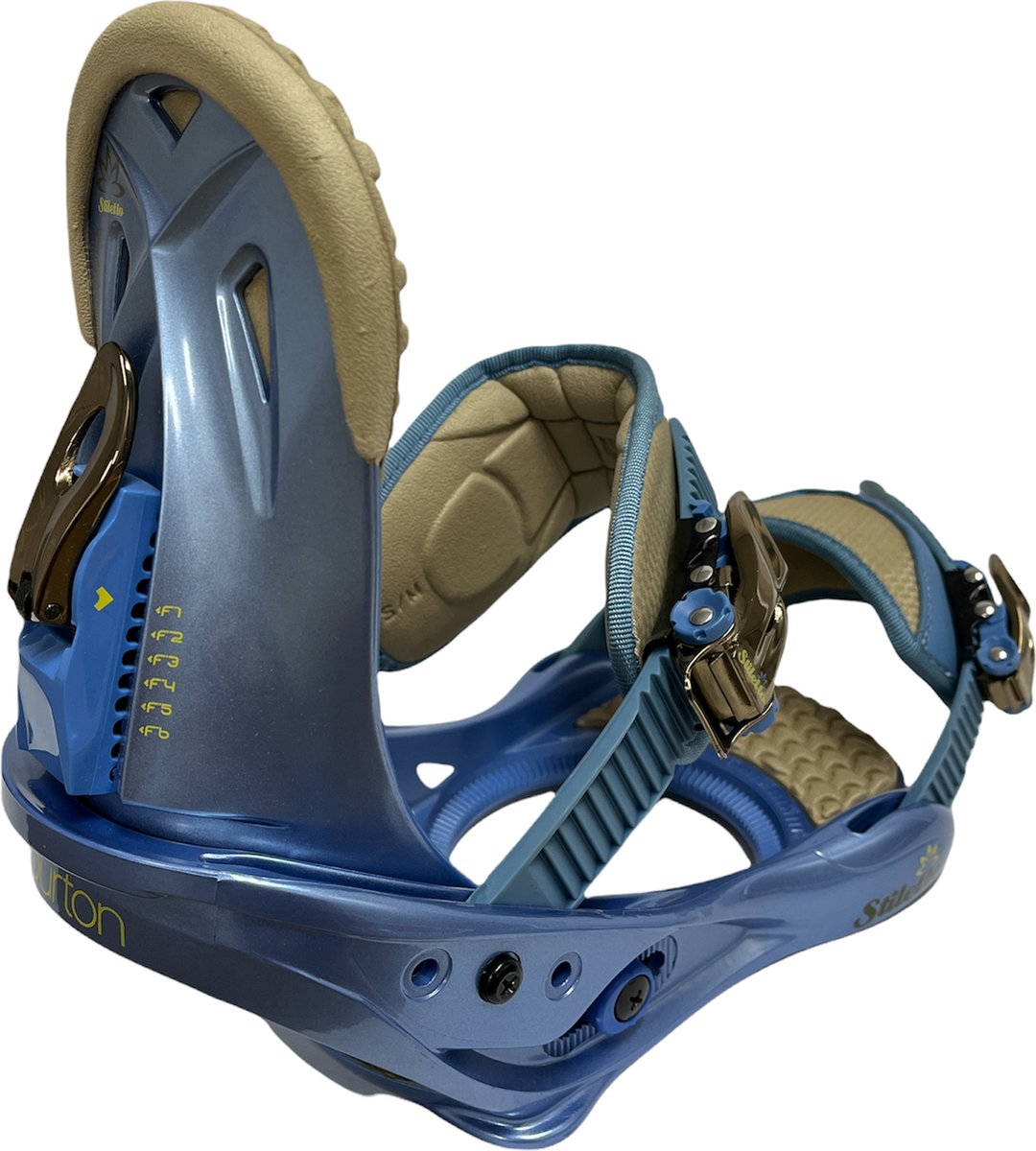 Burton Stiletto Snowboardbindingen Dames 34 36.5 Blauw