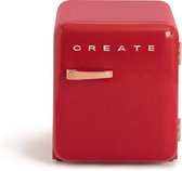 CREATE RETRO FRIDGE 48L ROSE GOLD - Réfrigérateur Rouge