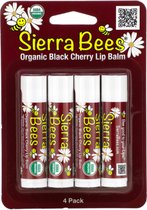 Lippenbalsem van bijenwas, 'Zwarte kers', biologisch, Sierra Bees