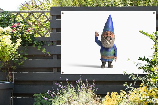 Affiche de jardin nain de jardin oscillant - 120x80 cm - Jardin