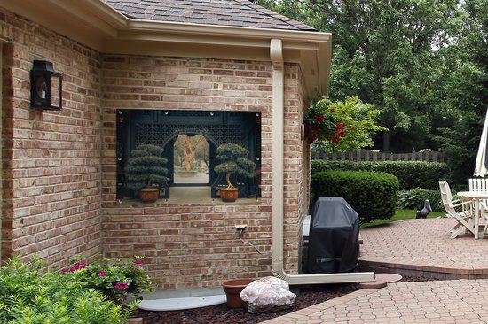 Affiche de jardin bonsaï chinois - 120x80 cm - Jardin