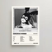 Ariana Grande Poster - Dangerous Woman Album Cover Poster - Ariana Grande LP - A3 - Ariana Grande Merch - Muziek