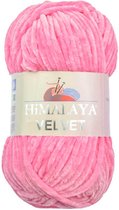 Himalaya VELVET 90009 Roze Fluwelen Garen, Breien en Haken, 100g, Super Zacht, Fluweel Breigaren, Volumineuze Pluche, Schijnen Fluweelachtig, Chenille Dolphin Baby Wol, Amigurumi, Velluto Vel