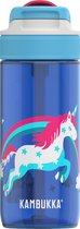 Kambukka Lagoon Drinkfles 500ml - Rainbow Unicorn met geïntegreerd rietje
