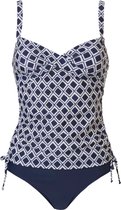 Pastunette Beach - Blue Pattern - Tankiniset - Blauw/Wit - Maat 42